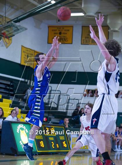 Thumbnail 2 in Scottsdale Christian Academy vs New Trier (Horizon Holiday Hoops Tournament) photogallery.
