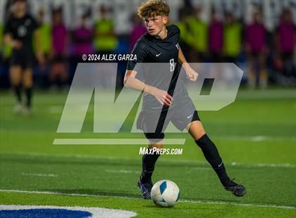 Thumbnail 1 in Austin Vandegrift vs. Lewisville Flower Mound (UIL 6A Soccer Semifinal) photogallery.