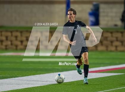 Thumbnail 2 in Austin Vandegrift vs. Lewisville Flower Mound (UIL 6A Soccer Semifinal) photogallery.