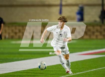 Thumbnail 2 in Austin Vandegrift vs. Lewisville Flower Mound (UIL 6A Soccer Semifinal) photogallery.
