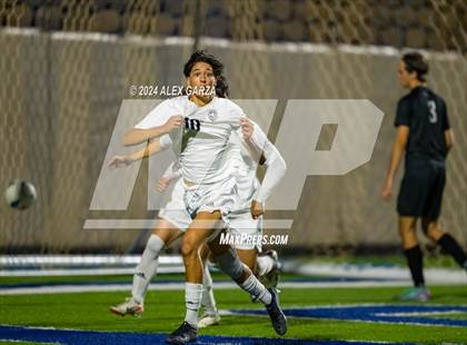 Thumbnail 2 in Austin Vandegrift vs. Lewisville Flower Mound (UIL 6A Soccer Semifinal) photogallery.
