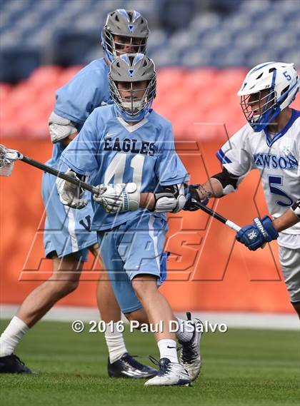 Thumbnail 3 in Dawson School vs. Valor Christian (CHSAA 4A Final) photogallery.