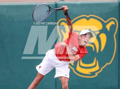 Thumbnail 2 in Round Rock Westwood vs The Woodlands (UIL 6A Tennis Final) photogallery.