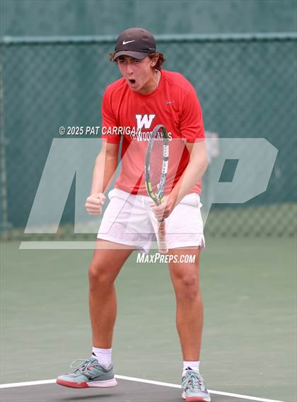 Thumbnail 1 in Round Rock Westwood vs The Woodlands (UIL 6A Tennis Final) photogallery.