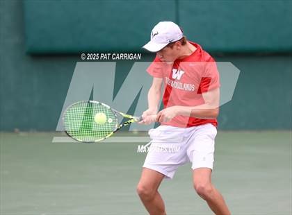 Thumbnail 1 in Round Rock Westwood vs The Woodlands (UIL 6A Tennis Final) photogallery.