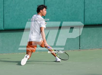 Thumbnail 1 in Round Rock Westwood vs The Woodlands (UIL 6A Tennis Final) photogallery.
