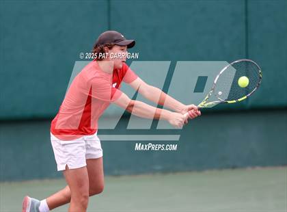 Thumbnail 1 in Round Rock Westwood vs The Woodlands (UIL 6A Tennis Final) photogallery.