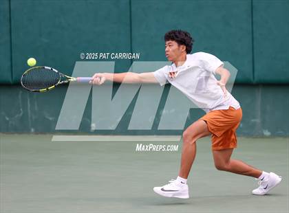 Thumbnail 1 in Round Rock Westwood vs The Woodlands (UIL 6A Tennis Final) photogallery.