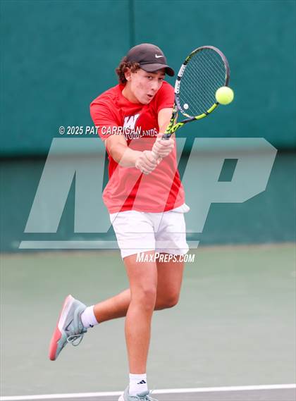 Thumbnail 1 in Round Rock Westwood vs The Woodlands (UIL 6A Tennis Final) photogallery.