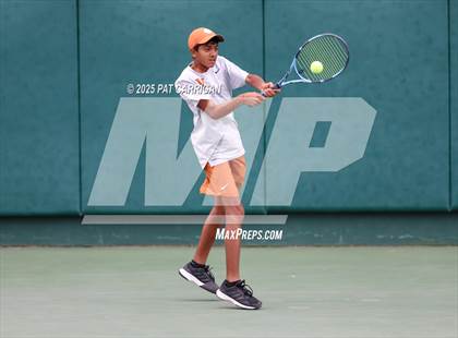 Thumbnail 2 in Round Rock Westwood vs The Woodlands (UIL 6A Tennis Final) photogallery.