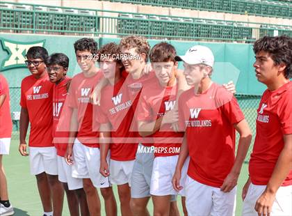 Thumbnail 1 in Round Rock Westwood vs The Woodlands (UIL 6A Tennis Final) photogallery.