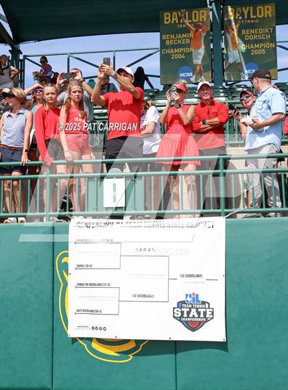Thumbnail 1 in Round Rock Westwood vs The Woodlands (UIL 6A Tennis Final) photogallery.