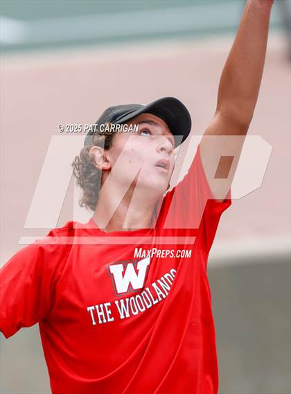 Thumbnail 1 in Round Rock Westwood vs The Woodlands (UIL 6A Tennis Final) photogallery.