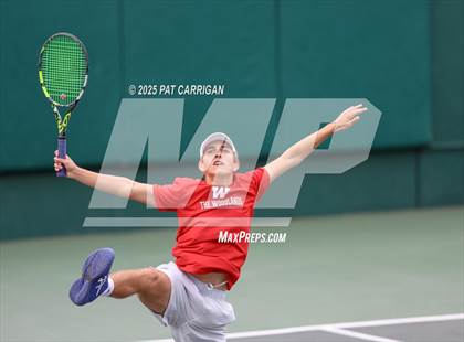 Thumbnail 1 in Round Rock Westwood vs The Woodlands (UIL 6A Tennis Final) photogallery.