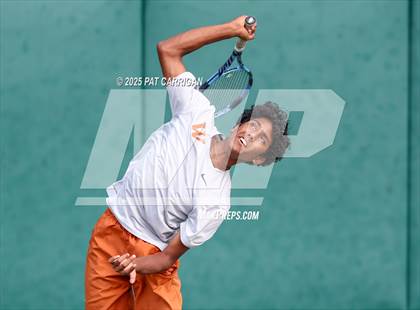 Thumbnail 1 in Round Rock Westwood vs The Woodlands (UIL 6A Tennis Final) photogallery.