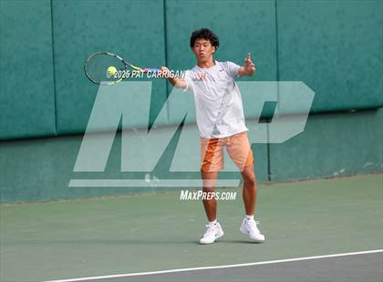 Thumbnail 1 in Round Rock Westwood vs The Woodlands (UIL 6A Tennis Final) photogallery.