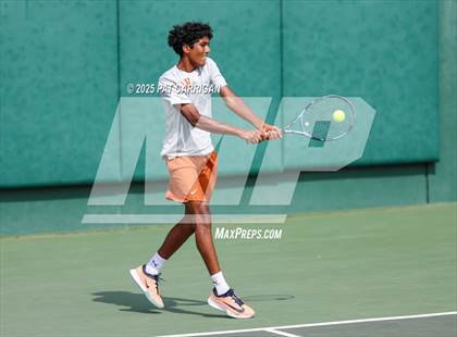 Thumbnail 2 in Round Rock Westwood vs The Woodlands (UIL 6A Tennis Final) photogallery.