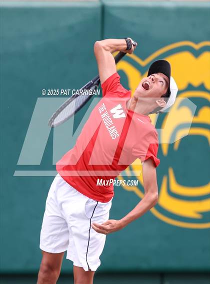 Thumbnail 1 in Round Rock Westwood vs The Woodlands (UIL 6A Tennis Final) photogallery.