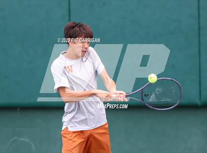 Thumbnail 2 in Round Rock Westwood vs The Woodlands (UIL 6A Tennis Final) photogallery.