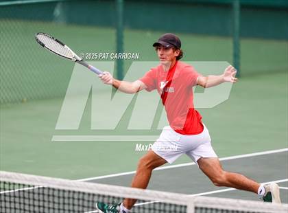 Thumbnail 2 in Round Rock Westwood vs The Woodlands (UIL 6A Tennis Final) photogallery.