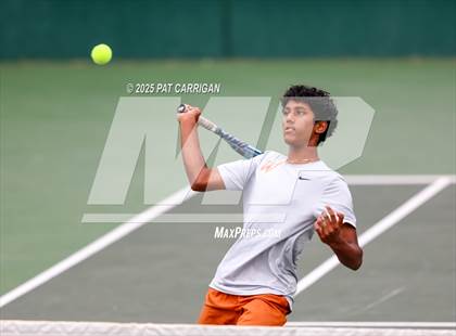 Thumbnail 3 in Round Rock Westwood vs The Woodlands (UIL 6A Tennis Final) photogallery.