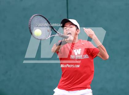 Thumbnail 1 in Round Rock Westwood vs The Woodlands (UIL 6A Tennis Final) photogallery.