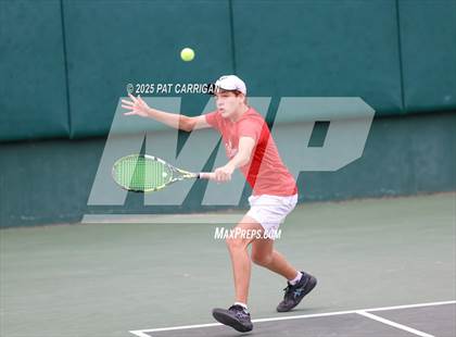 Thumbnail 2 in Round Rock Westwood vs The Woodlands (UIL 6A Tennis Final) photogallery.