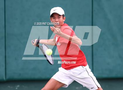 Thumbnail 2 in Round Rock Westwood vs The Woodlands (UIL 6A Tennis Final) photogallery.