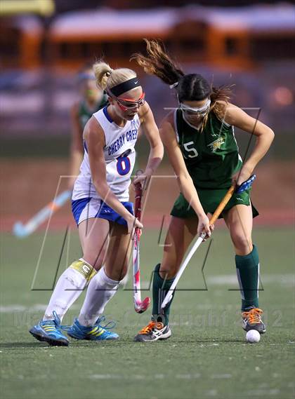 Thumbnail 3 in Cherry Creek vs. Mountain Vista (CHSAA Playoffs) photogallery.