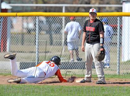 Thumbnail 1 in Honey Grove vs. Trenton (Sam Rayburn Wood Bat Tournament) photogallery.