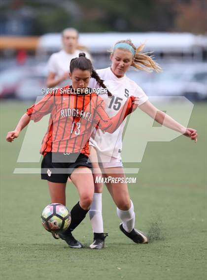 Thumbnail 2 in Staples vs. Ridgefield (FCIAC Semifinal) photogallery.