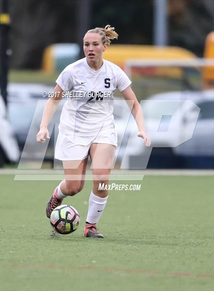 Thumbnail 3 in Staples vs. Ridgefield (FCIAC Semifinal) photogallery.