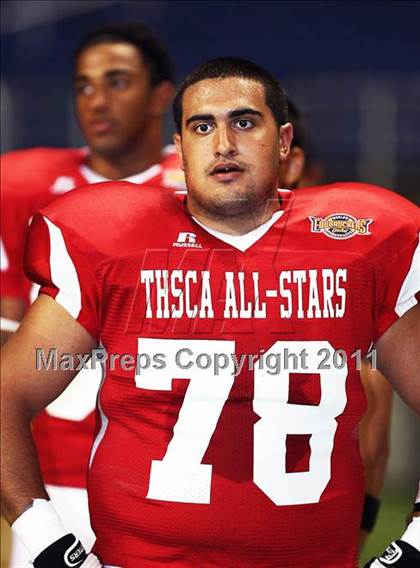 Thumbnail 3 in 2010 THSCA All-Star Football Classic (North vs. South) photogallery.