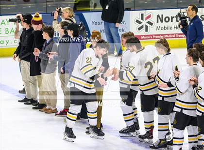 Thumbnail 2 in Cape Elizabeth vs. Messalonskee (MPA Class B State Final) photogallery.