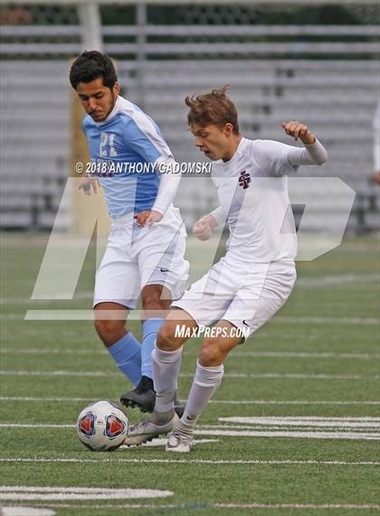 Thumbnail 2 in Solorio vs. Saint Ignatius College Prep (IHSA 2A Sectional Playoff) photogallery.