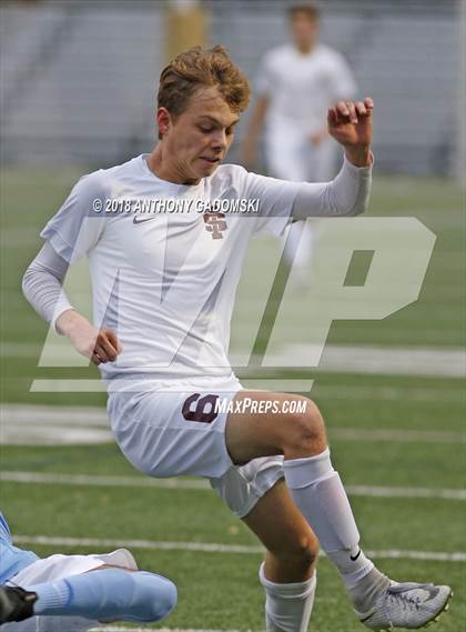Thumbnail 2 in Solorio vs. Saint Ignatius College Prep (IHSA 2A Sectional Playoff) photogallery.