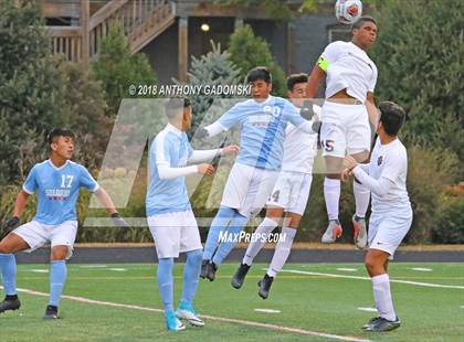 Thumbnail 1 in Solorio vs. Saint Ignatius College Prep (IHSA 2A Sectional Playoff) photogallery.