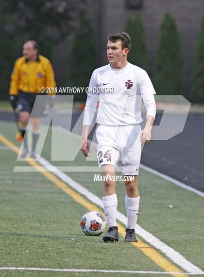 Thumbnail 1 in Solorio vs. Saint Ignatius College Prep (IHSA 2A Sectional Playoff) photogallery.