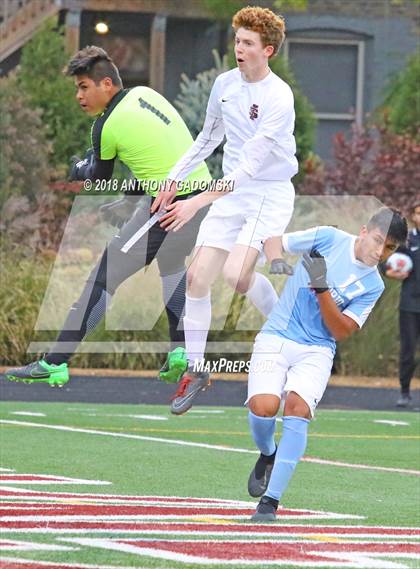 Thumbnail 3 in Solorio vs. Saint Ignatius College Prep (IHSA 2A Sectional Playoff) photogallery.