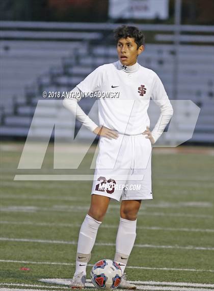 Thumbnail 3 in Solorio vs. Saint Ignatius College Prep (IHSA 2A Sectional Playoff) photogallery.