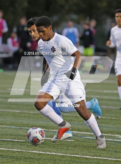 Thumbnail 1 in Solorio vs. Saint Ignatius College Prep (IHSA 2A Sectional Playoff) photogallery.