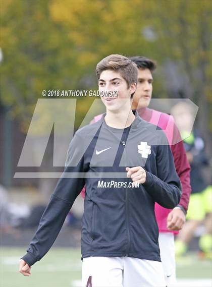 Thumbnail 1 in Solorio vs. Saint Ignatius College Prep (IHSA 2A Sectional Playoff) photogallery.