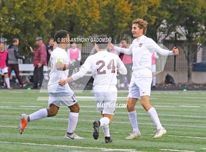 Thumbnail 2 in Solorio vs. Saint Ignatius College Prep (IHSA 2A Sectional Playoff) photogallery.