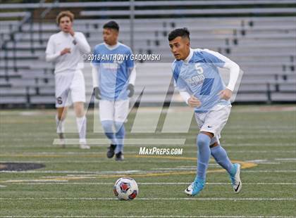 Thumbnail 2 in Solorio vs. Saint Ignatius College Prep (IHSA 2A Sectional Playoff) photogallery.