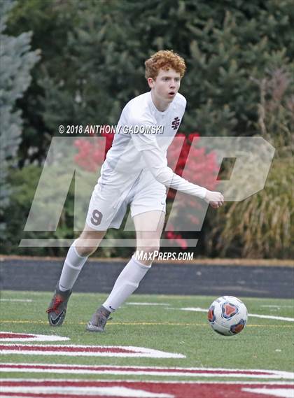 Thumbnail 1 in Solorio vs. Saint Ignatius College Prep (IHSA 2A Sectional Playoff) photogallery.