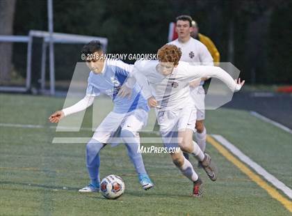 Thumbnail 1 in Solorio vs. Saint Ignatius College Prep (IHSA 2A Sectional Playoff) photogallery.