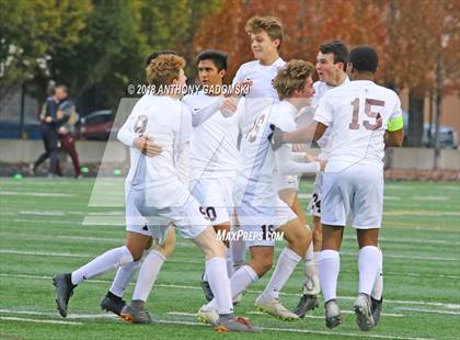 Thumbnail 2 in Solorio vs. Saint Ignatius College Prep (IHSA 2A Sectional Playoff) photogallery.