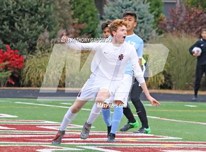 Thumbnail 3 in Solorio vs. Saint Ignatius College Prep (IHSA 2A Sectional Playoff) photogallery.