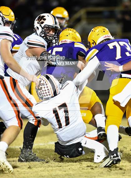 Thumbnail 1 in Meigs County @ Trousdale County (TSSAA 2A Semifinal) photogallery.