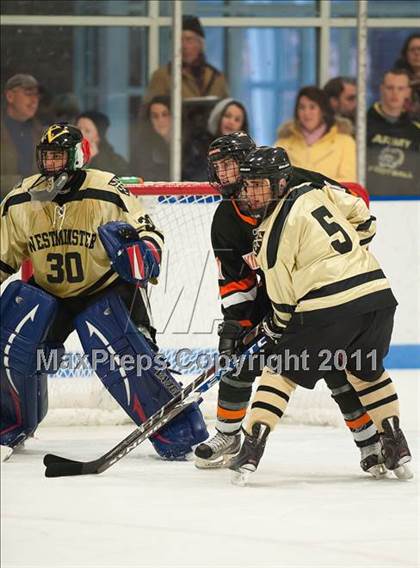 Thumbnail 2 in Westminster vs Kimball Union (Flood-Marr Tournament) photogallery.